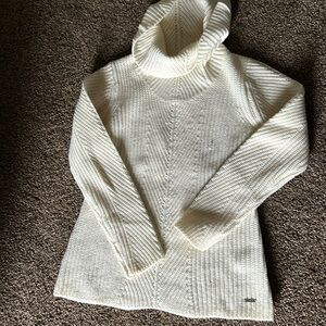 Beautiful Off White pullover cowl neck sweater